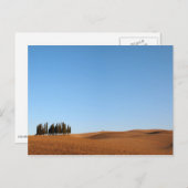 Toscaanse landschap met een briefkaart met cyperse (Voorkant / Achterkant)