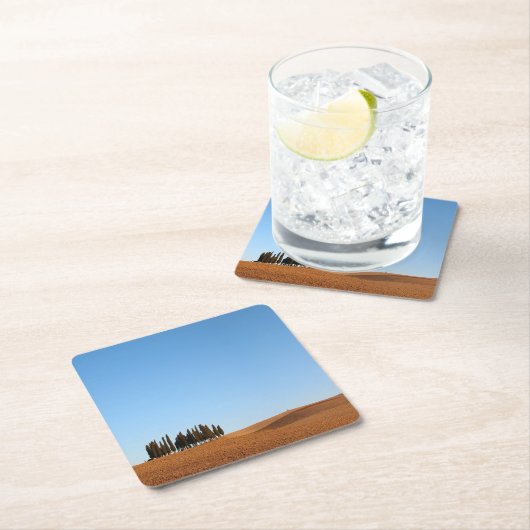 Toscaanse landschap met onderzetter van cypersbome (Insitu)