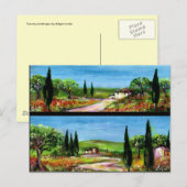 TOSCAANSE LANDSCHAPPEN BRIEFKAART (Voorkant / Achterkant)