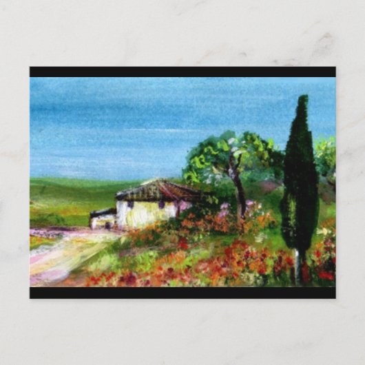 TOSCAANSE LANDSCHAPPEN BRIEFKAART (Voorkant)
