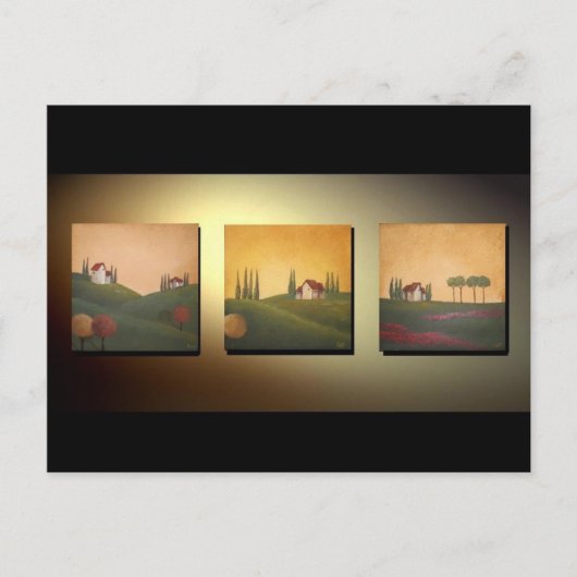 Toscaanse landschappen III Briefkaart (Voorkant)