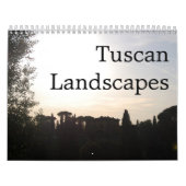 Toscaanse landschappen kalender (Hoes)