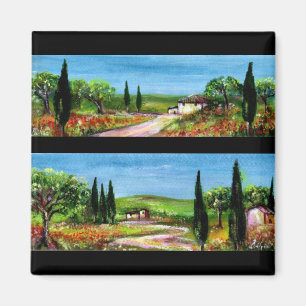 TOSCAANSE LANDSCHAPPEN MAGNEET