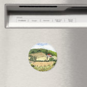 Toscaanse landschapsmagneet magneet (Insitu (Vaatwasser))