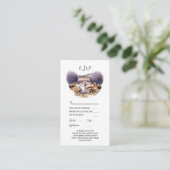 Toscaanse lavendel Italiaans eetland chic Advieskaart (Staand voorkant)