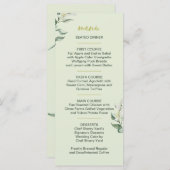 Toscaanse Olijftuin Menu (Voorkant / Achterkant)