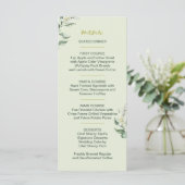 Toscaanse Olijftuin Menu (Staand voorkant)