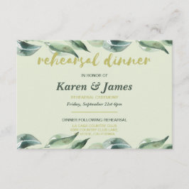 Toscaanse Olijftuin repetitie diner uitnodiging