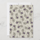 Toscaanse olijven Aquarel Botanische krans Kaart (Achterkant)