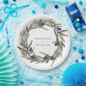 Toscaanse olijven Botanisch Bord met schuurpapier (Feest)