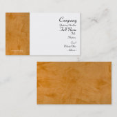 Toscaanse Oranje Visitekaartjes 2.0 (Voorkant / Achterkant)