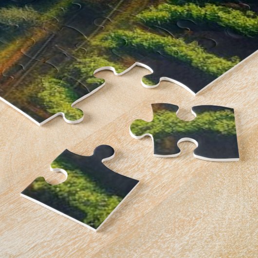 Toscaanse platteland - Adembenemend Schilderachtig Legpuzzel (Zijkant)