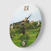 Toscaanse platteland grote klok (Hoek)