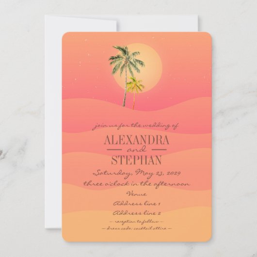 Toscaanse platteland rustieke zonsondergang minima kaart (Voorkant)