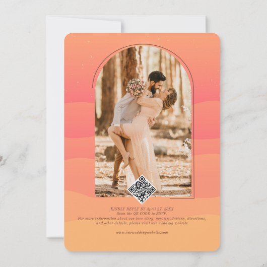 Toscaanse platteland zonsondergang cipressen bomen kaart (Achterkant)