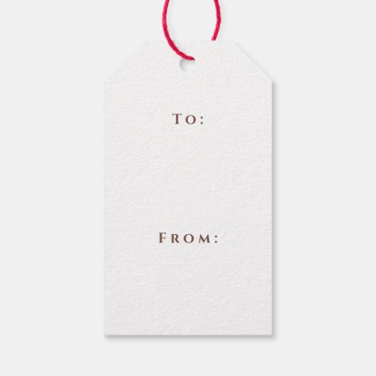 Toscaanse rijke rode druiven cocktail servetten cadeaulabel (Achterkant)