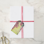 Toscaanse rijke rode druiven cocktail servetten cadeaulabel (Met Touw)