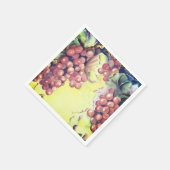 Toscaanse rode druiven servetten voor wijn nachten (Hoek)