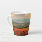 Toscaanse scene 2 latte mok (Linkerhoek)