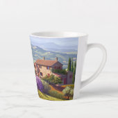 Toscaanse scene 3 latte mok (Rechts)