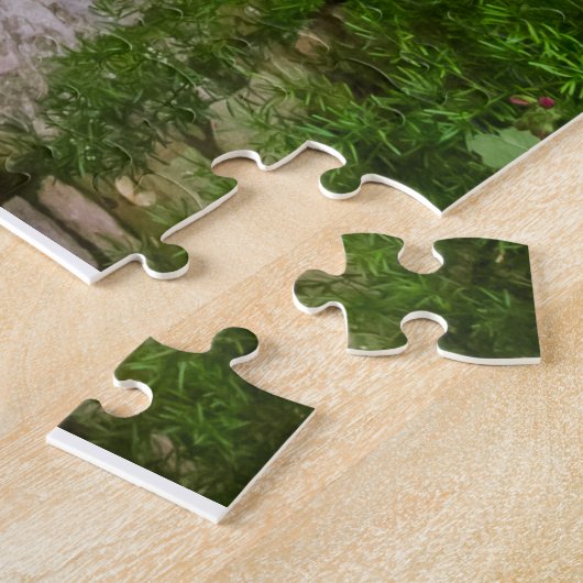 Toscaanse stad - een rustige steenstraat legpuzzel (Zijkant)