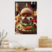 Toscaanse truffel verleiding 24x36 poster (Keuken)