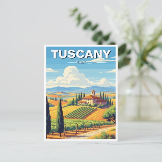  Toscaanse villa Briefkaart (Staand voorkant)