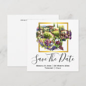 Toscaanse villa's Italiaanse wijnmakerij Italië vi Kaart (Voorkant / Achterkant)