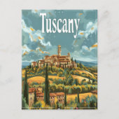 Toscaanse Vintage Briefkaart (Voorkant)