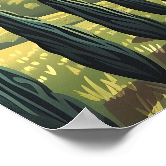 Toscaanse vintage poster (Hoek)