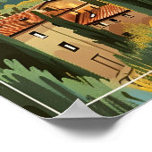 Toscaanse Vintage Poster (Hoek)