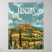 Toscaanse Vintage Poster (Voorkant)