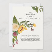 Toscaanse Virtual GoldZonnebloem Bloemen Vrijgezel Kaart (Voorkant)