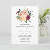 Toscaanse Waterverf van botanische bloemen Kaart (Staand voorkant)