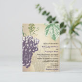 Toscaanse weddenschappen in de wijnbouw Kaart (Staand voorkant)