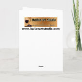 Toscaanse wijn I Kaart (Achterkant)