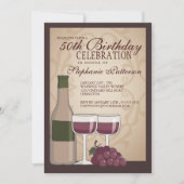 Toscaanse wijn met als geboortedag beschouwd uitno kaart (Voorkant)
