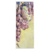 Toscaanse Wijngaard Druiven Wijn Gift Bag — Double Wijn Cadeautas (Achterkant)