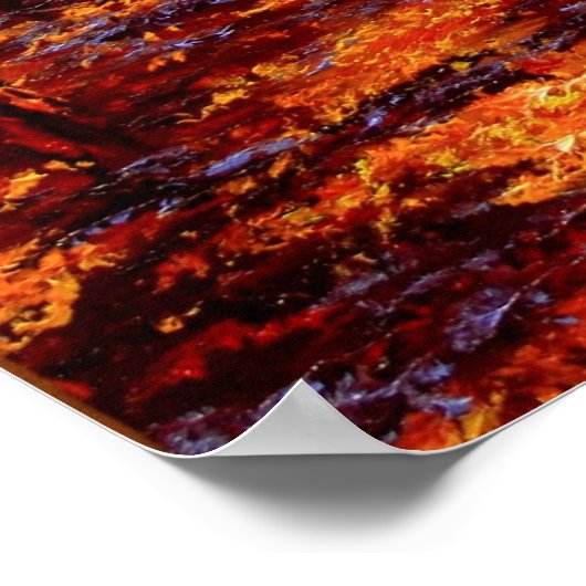 Toscaanse wijngaarden poster (Hoek)