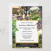 Toscaanse wijnmakerij al fresco tafel wijngaard dr kaart (Voorkant)