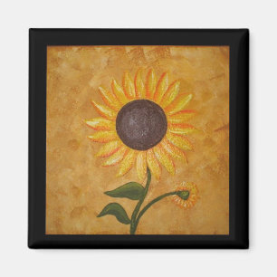 Toscaanse zonnebloem magneet