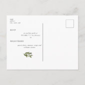 Toscaanse zonnebloemen in Bloom Vrijgezellenfeest  Uitnodiging Briefkaart (Achterkant)