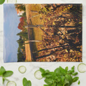 Toscana County in het najaar Theedoek (Gevouwen)