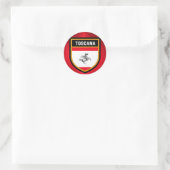 Toscana Flag Ronde Sticker (Tas)