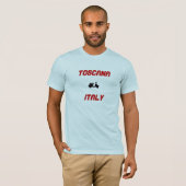 Toscana, Italiaanse scooter T-shirt (Voorkant volledig)