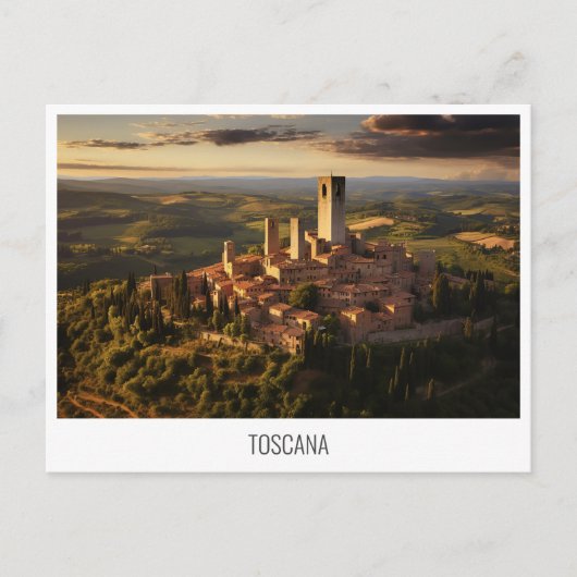 Toscana, Italië briefkaart (Voorkant)