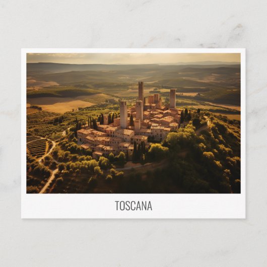 Toscana, Italië briefkaart (Voorkant)