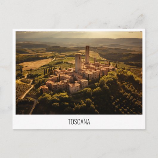 Toscana, Italië briefkaart (Voorkant)