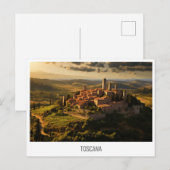 Toscana, Italië briefkaart (Voorkant / Achterkant)