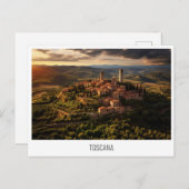 Toscana, Italië briefkaart (Voorkant / Achterkant)